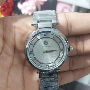 Tory Burch Shimmering Silver Women's Watch